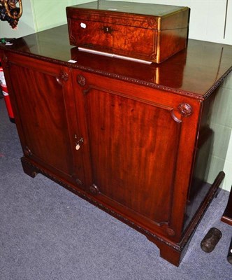 Lot 415 - Chippendale-style cabinet on stand