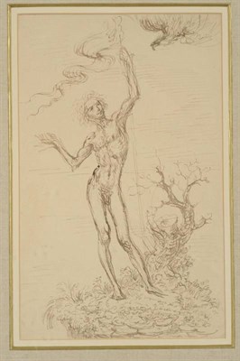 Lot 628 - Augustus Edwin John OM, RA, PRP, RCamA, NEAC, LG (1878-1961)  St John the Baptist in the Wilderness