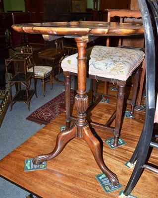 Lot 537 - A mahogany tripod table