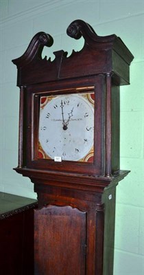 Lot 567 - A thirty hour longcase clock dial inscribed ";H Blakeborough Leyburn No.10"