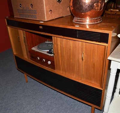 Lot 634 - A 1960's HMV gramophone cabinet