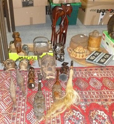 Lot 684 - Tribal artefacts and cane items