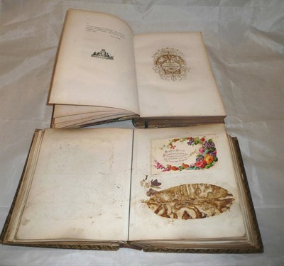 Lot 41 - An album of cards, letters, ephemera, photographs etc, and an illustrated Histoire de Manon...