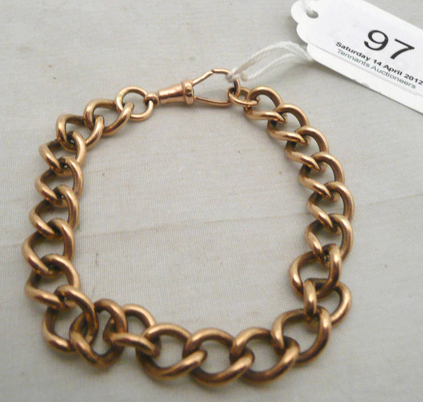 Lot 97 - A 9ct rose gold chain