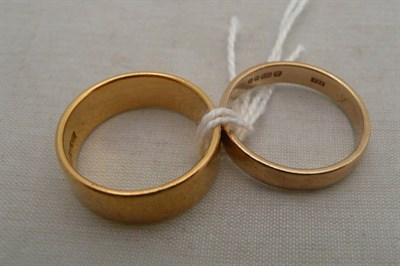 Lot 117 - Two 22ct gold rings