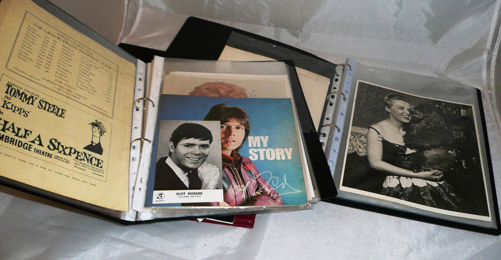 Lot 147 - Four albums of photos with autographs (4)