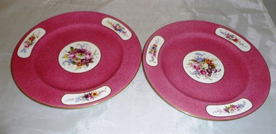 Lot 275 - A pair of Royal Worcester cabinet plates signed Phillips
