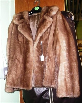 Lot 313 - Mink jacket, musquash coat and three stoles