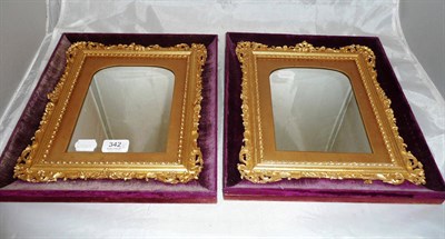 Lot 342 - Two gilt framed mirrors