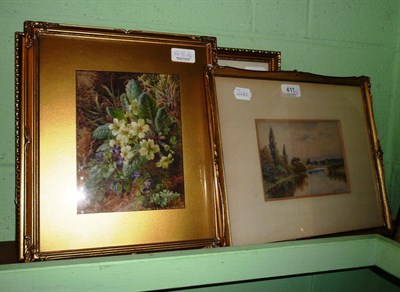 Lot 411 - Four various works by George Sowden of Bradford including the 'Thames at Maidenhead'