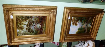 Lot 429 - A pair of oil paintings by G Marshall, river landscapes