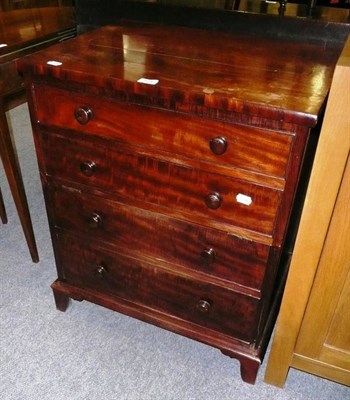 Lot 484 - Mahogany commode chest