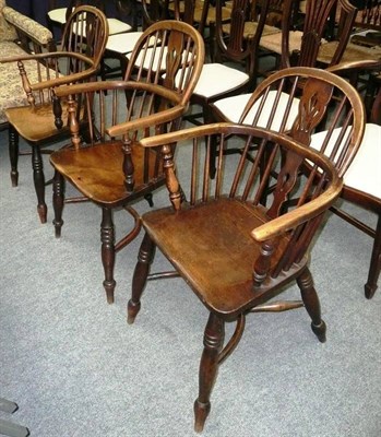 Lot 538 - Three Windsor chairs