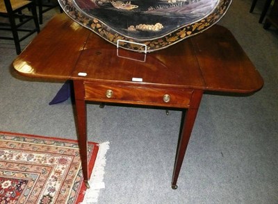 Lot 599 - 19th century Pembroke table