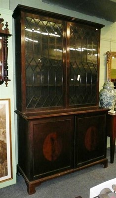 Lot 608 - A George III mahogany bookcase