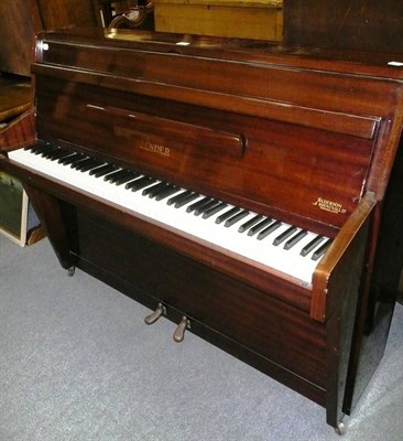 Lot 677 - A Zender modern upright piano