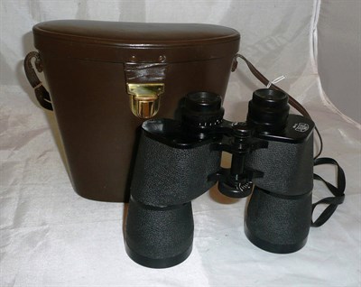 Lot 1031 - A Pair of Carl Zeiss 15 x 60 Binoculars, serial number 515016, with black enamelled finish, in...