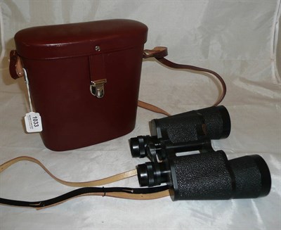 Lot 1033 - A Pair of Carl Zeiss 'Jenoptem' 7 x 50W Multi Coated Binoculars, in leather case