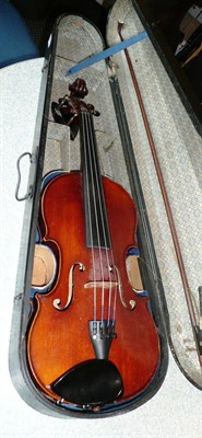 Lot 1119 - A 19th Century French Violin by Thieboville-Lamy, labelled 'Dulcis et Fortis', with a 359mm one...