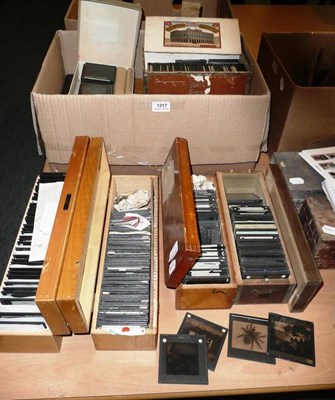 Lot 1217 - A Collection of Magic Lantern Slides, including topography and travel, scouting interest,...