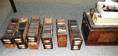 Lot 1221 - A Large Collection of Magic Lantern Slides, including coloured story slides, topography,...