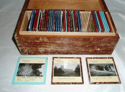 Lot 1224 - Thirty Eight Photographic Magic Lantern Slides of Wensleydale Topography and Social History, all by