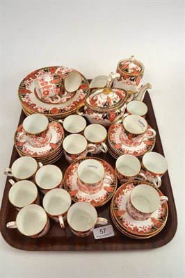 Lot 57 - Royal Crown Derby coffee set and tea plates