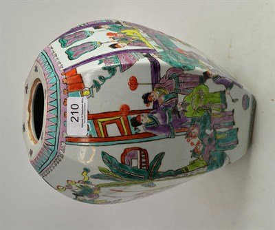 Lot 210 - Chinese vase (lacking cover)