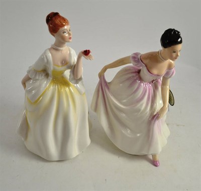 Lot 356 - Two Royal Doulton figures - Danielle and Flower of Love