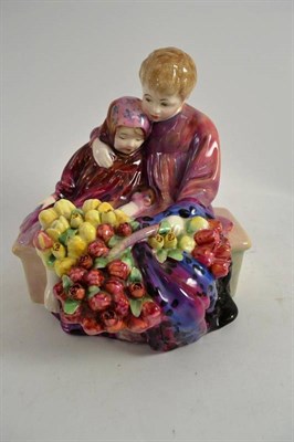 Lot 357 - Doulton figure 'Flower Seller's Children' HN1342