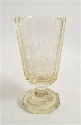 Lot 359 - Engraved glass ";Sprudel"