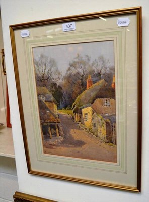 Lot 437 - Watercolour by Arthur Tucker (1864-1929) 'Cockington Forge nr. Torquay Devon' signed