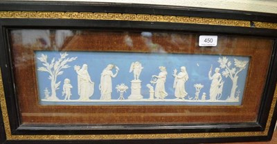 Lot 450 - Wedgwood panel, framed and mounted