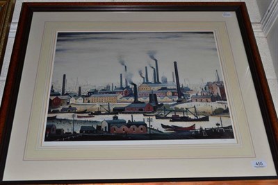 Lot 455 - A modern framed limited edition L.S.Lowry print, 97/150