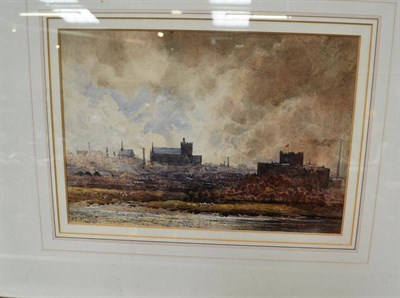 Lot 468 - Watercolour depicting Carlisle, signed 'Newcombe'