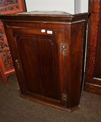 Lot 492 - 19th century hanging corner cabinet