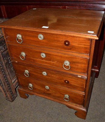 Lot 533 - A 19th century mahogany commode chest