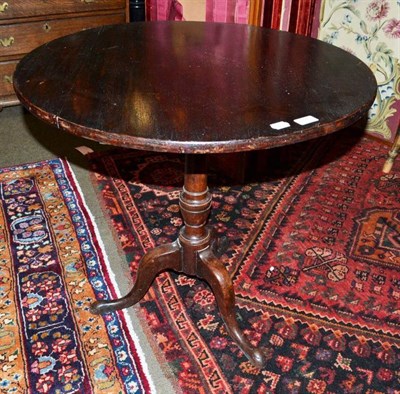 Lot 546 - 19th century tripod occasional table with later top