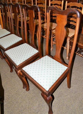 Lot 561 - Four Edwardian dining chairs