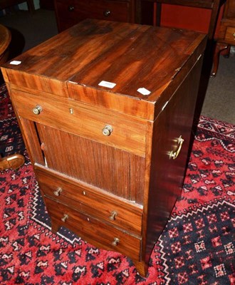 Lot 588 - A 19th century mahogany washstand