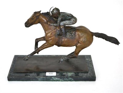 Lot 935 - Bruce Contway: Study of a Racehorse, limited edition 14/30, titled, signed and dated (19)85,...