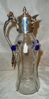 Lot 88 - Claret jug with plated mounts