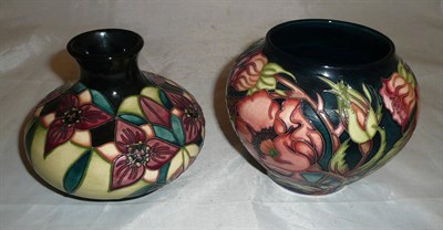 Lot 107 - Two modern Moorcroft vases (one by Rachel Bishop) (2)