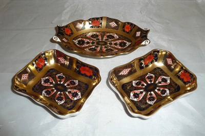 Lot 132 - Three Royal Crown Derby small dishes