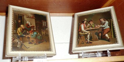 Lot 151 - Pair of small oils on board