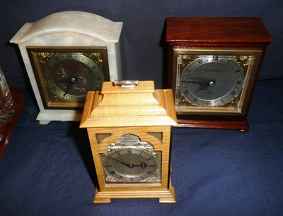 Lot 217 - Three mantel clocks