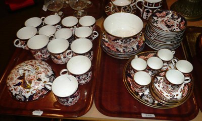 Lot 248 - Quantity of Royal Crown Derby Imari pattern teawares (48 pieces)