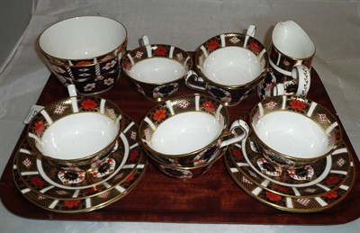 Lot 251 - A collection of assorted Royal Crown Derby Imari pattern tea ware