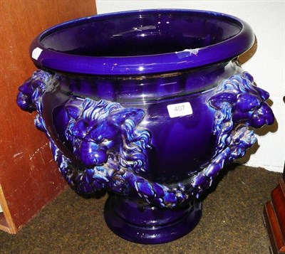 Lot 407 - Blue jardiniere