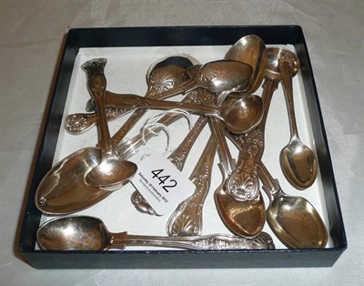 Lot 442 - Quantity of silver flatware